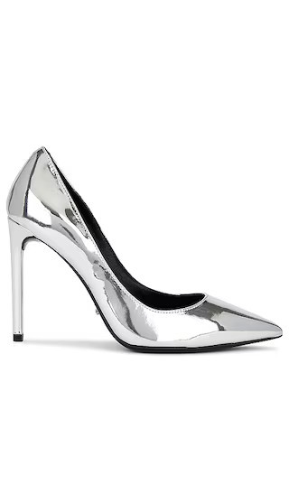 Tony Bianco Anja Heel in Metallic Silver. - size 7.5 | Revolve Clothing (Global)