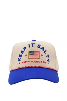 KenzKustomz Women's Keep it Salty - Royal Blue Vintage Trucker Hat | Belk