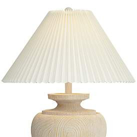 Pacific Coast Lighting Grand Maison 30" Faux Wood Table Lamp | Lamps Plus