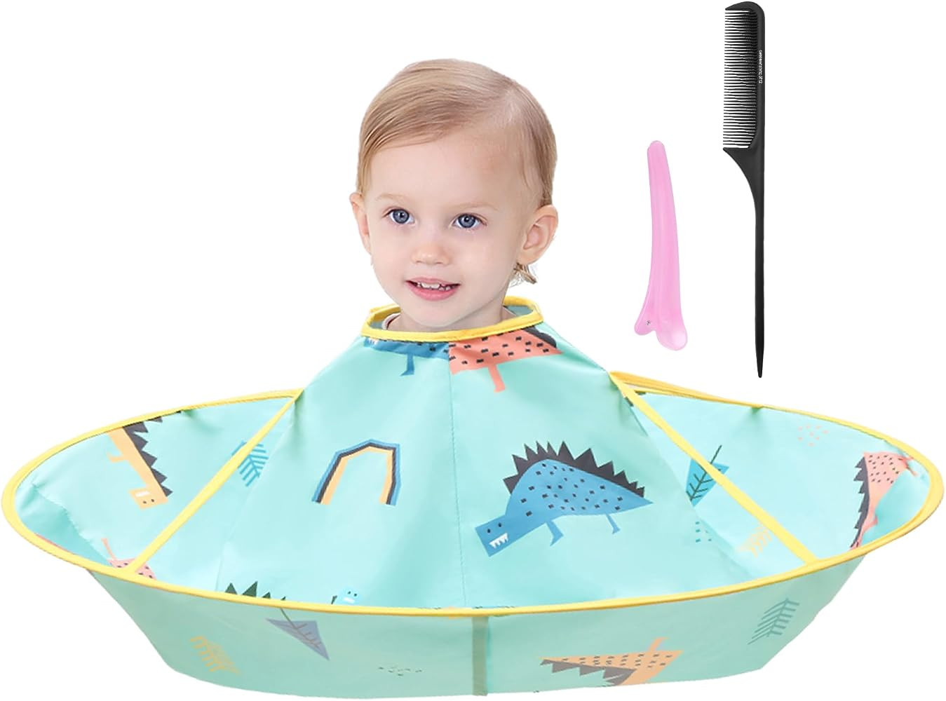 Kids Haircut Cape Hair Cutting Cape, Barber Cape Waterproof Foldable Umbrella Hair Catch Haircut ... | Amazon (US)