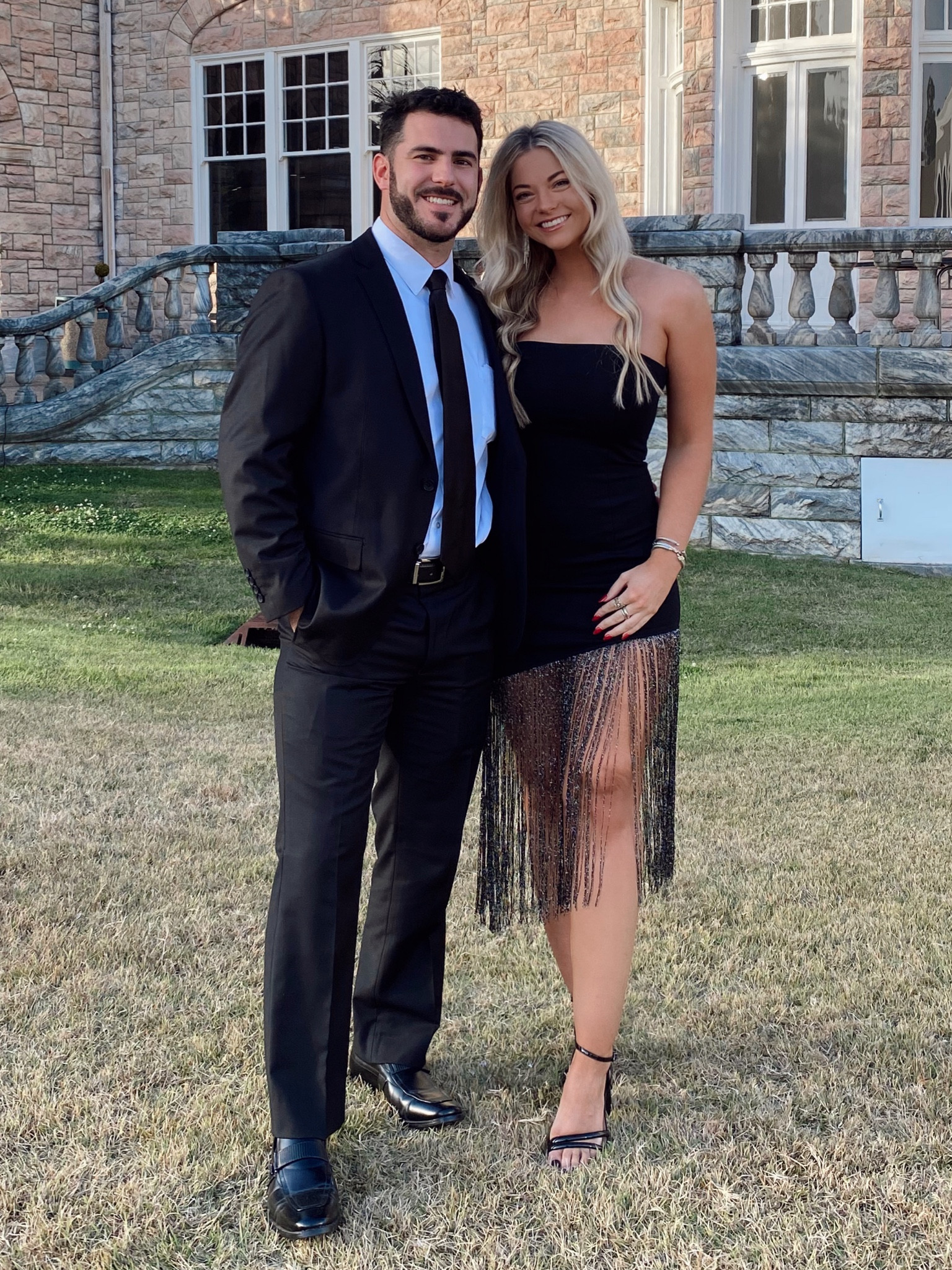 black tie black fringe wedding guest dress 

#LTKstyletip #LTKSeasonal #LTKwedding