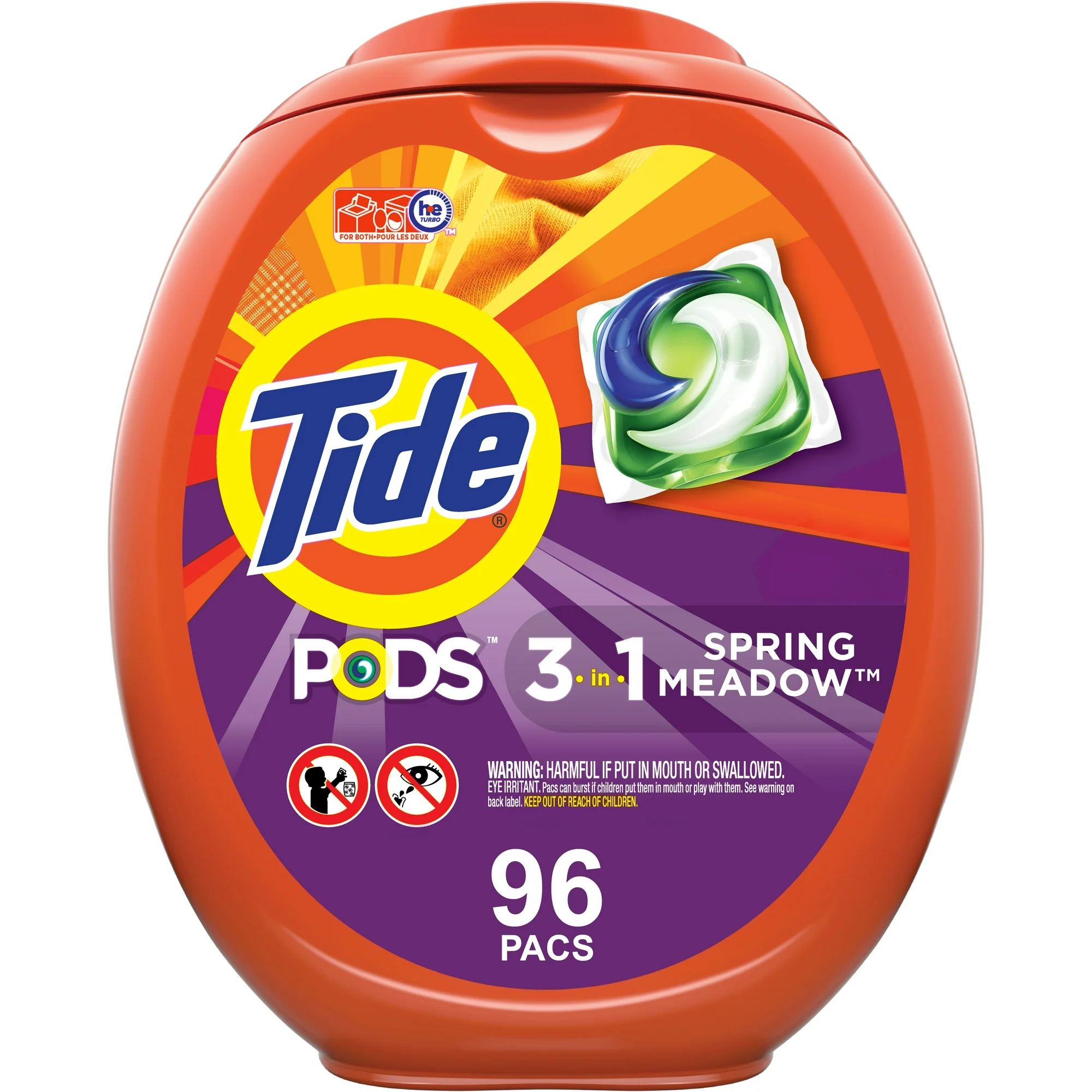 Tide Pods Spring Meadow 96 Ct, Laundry Detergent Pacs | Walmart (US)