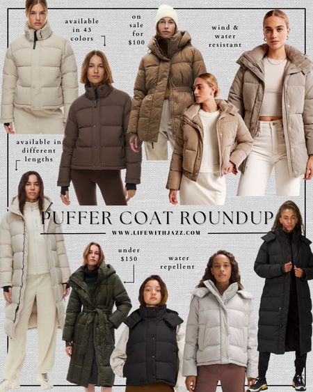 Rounding up some puffer coats from some brands I recommend!

Puffer coats / puffer jackets / vest / warm / cozy / winter finds 

#LTKtravel #LTKworkwear #LTKSeasonal