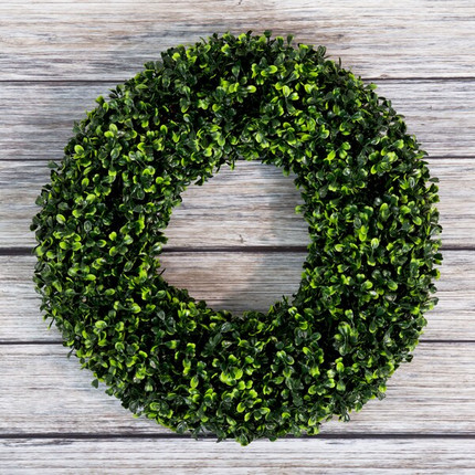 Decorating With Boxwood Wreaths Christinas Adventures