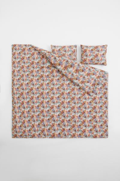Floral Double Duvet Cover Set | H&M (US + CA)