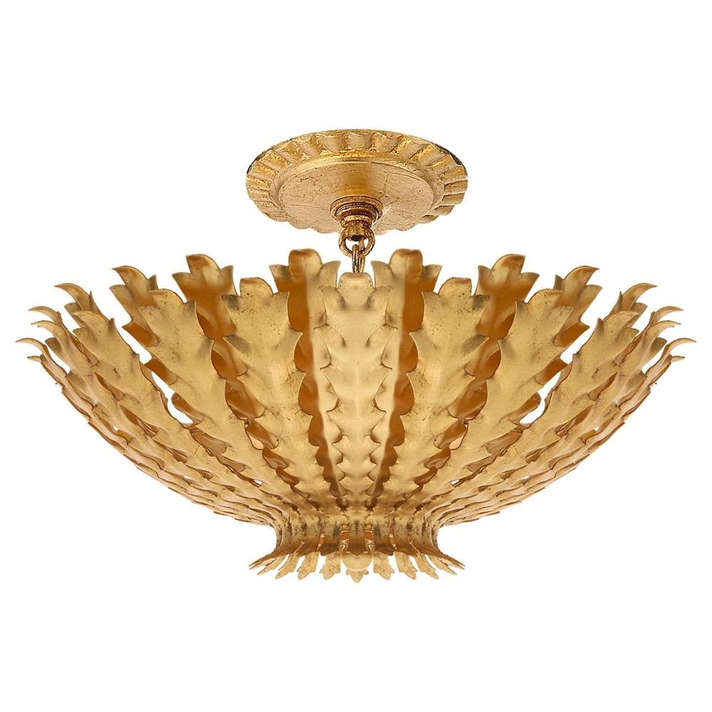 Visual Comfort Hampton Hollywood Regency Gold Chandelier - Small | Kathy Kuo Home