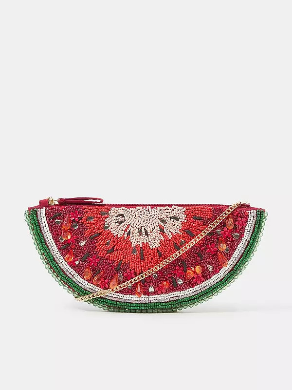 Accessorize Beaded Watermelon Crossbody Bag | Very (UK)