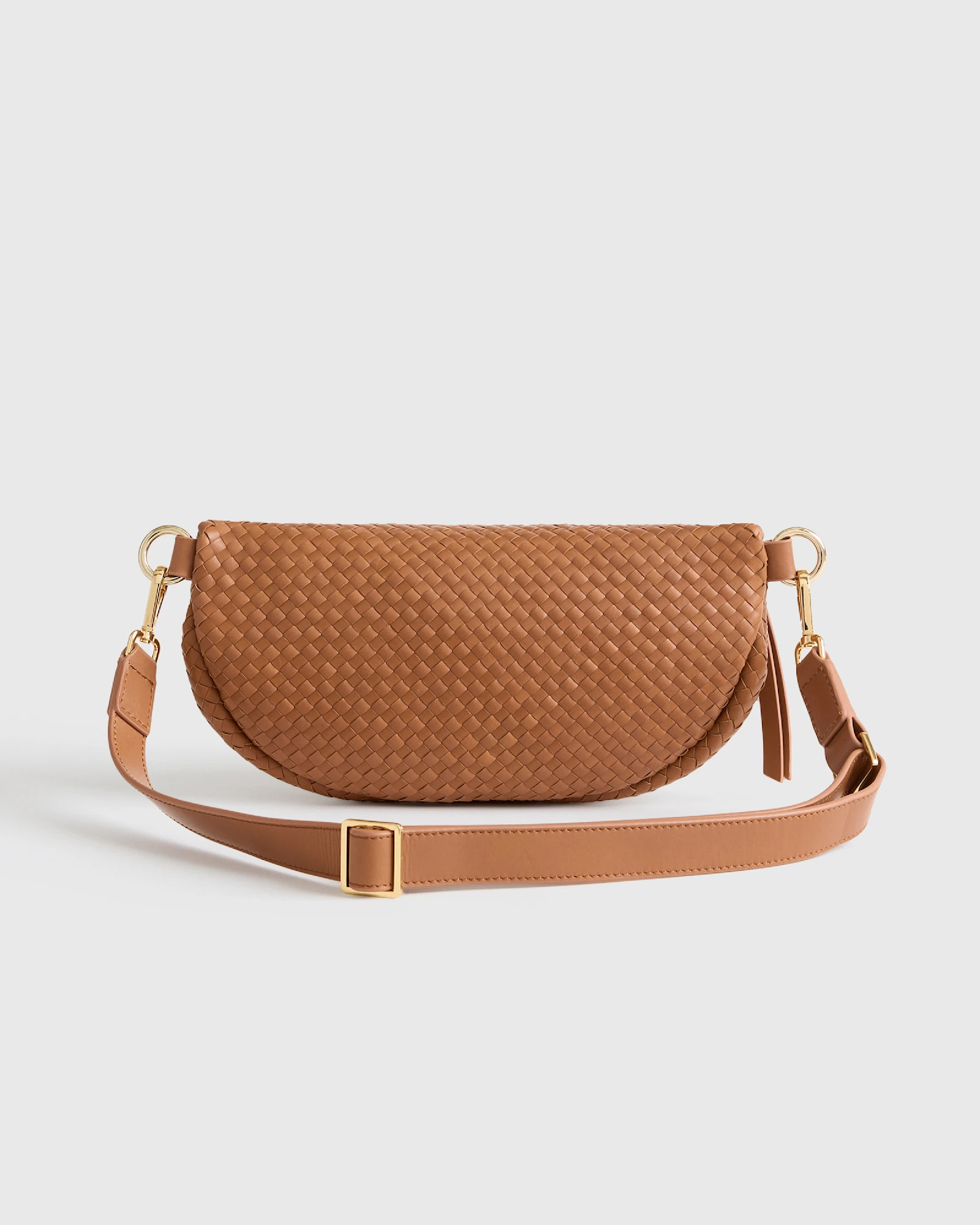 Italian Leather Handwoven Sling Bag | Quince
