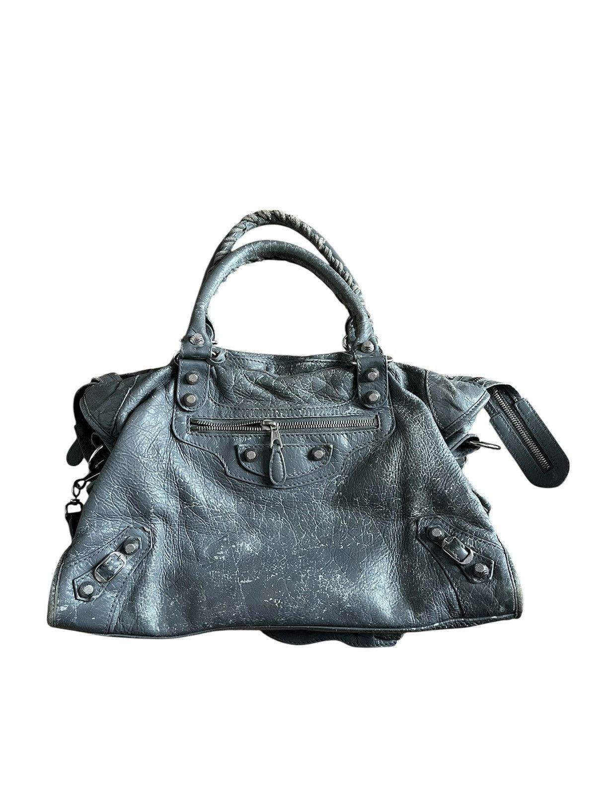 Balenciaga city bag grey rare y2k luxury designer | Grailed