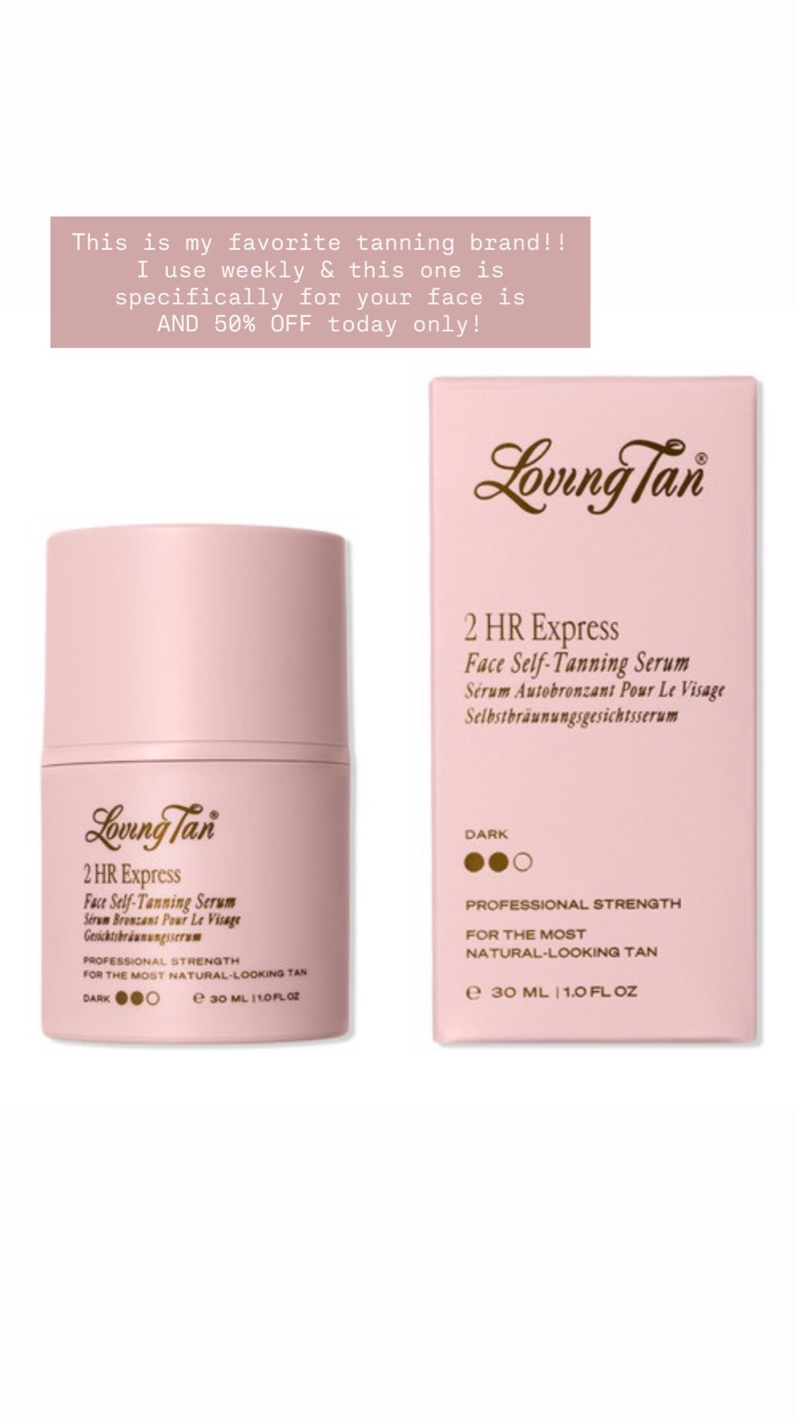 This is 50% off today— I love this brand and use it weekly on my body! Adding to cart!

#LTKgrwm #LTKootd #LTKdayinmylife