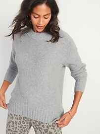Cozy Oversized Crew-Neck Sweater for Women | Old Navy (US)