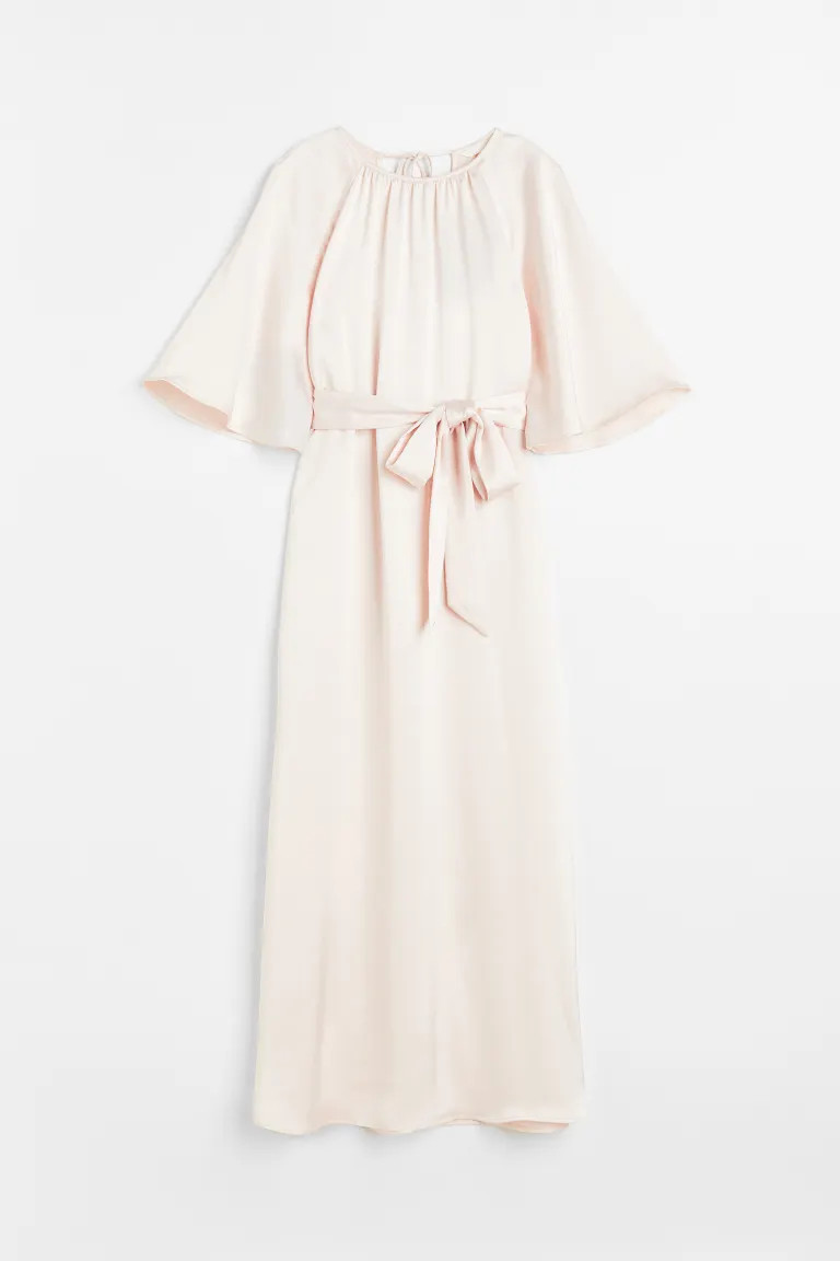 Tie-belt Satin Dress | H&M (US + CA)
