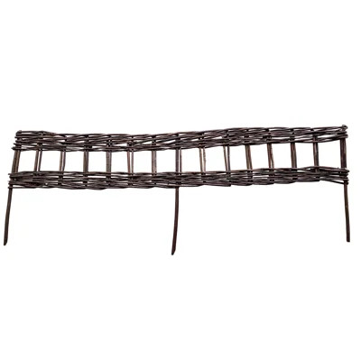 16 in. H x 4 ft. W Willow Lawn Edging | Wayfair North America
