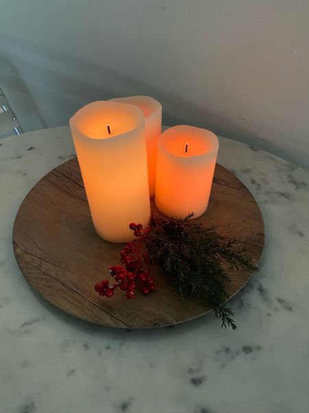 Holiday Candle 🕯️ 
#christmasdecor #decorativecandle

#LTKSeasonal #LTKHoliday #LTKhome