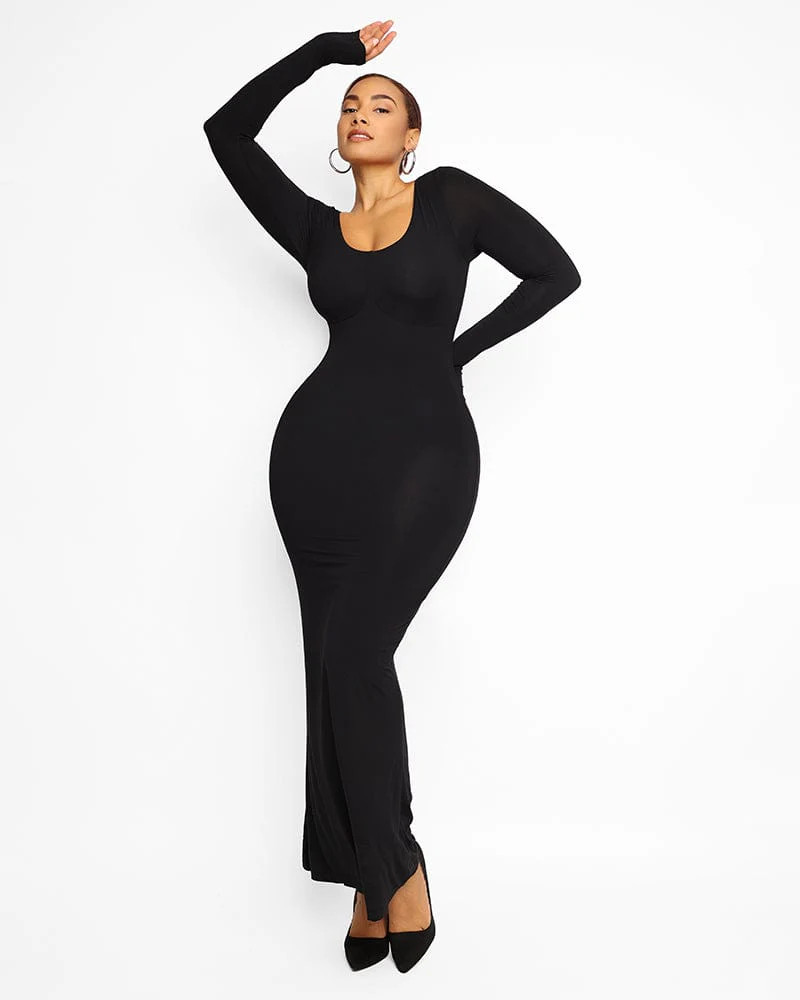Slim Fit Shaping Maxi Dress | Shapellx Affiliate Program