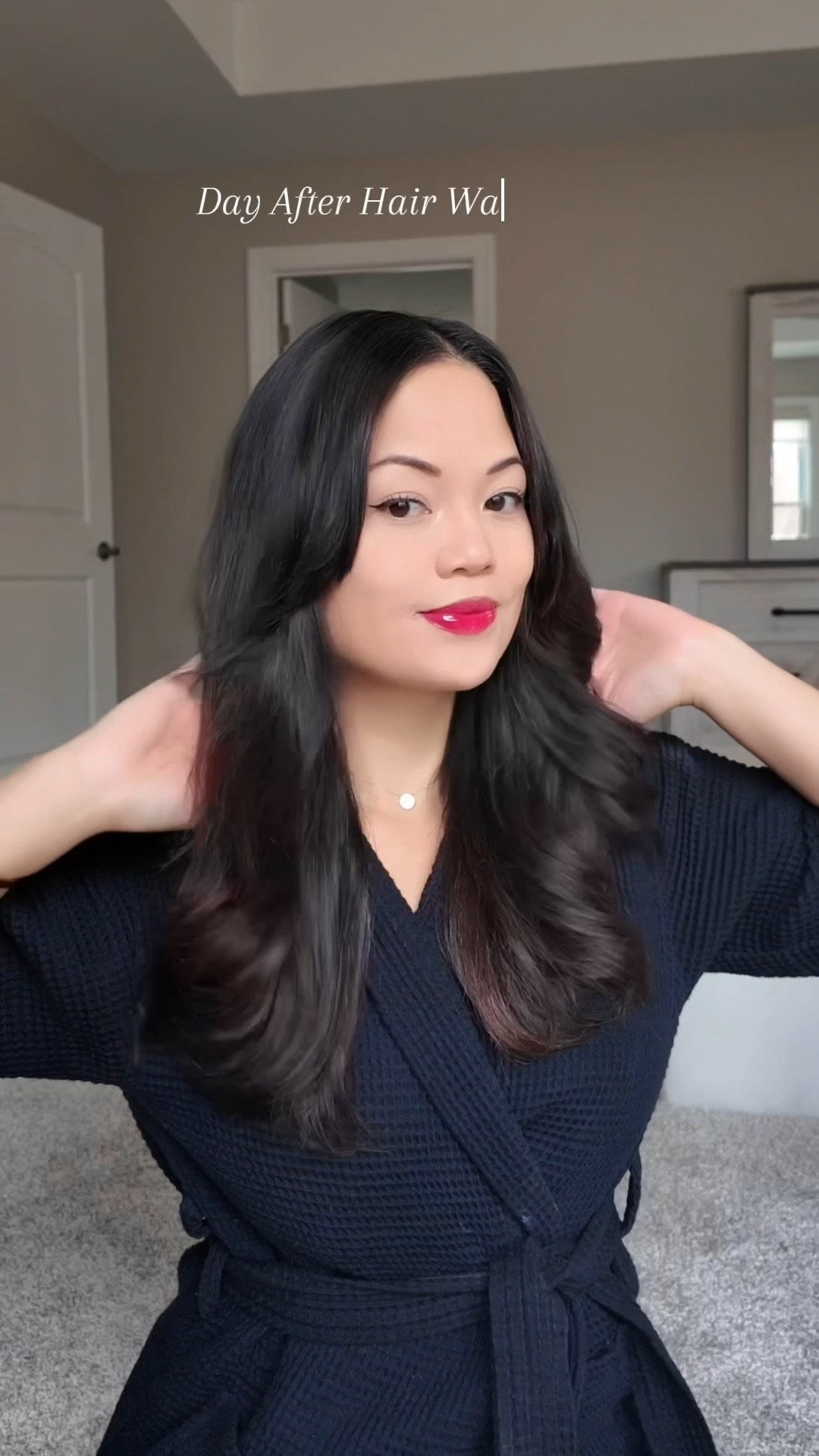 My day after hair wash routine 🪞🥂🖤

#LTKdayinmylife #LTKPetite #LTKgrwm