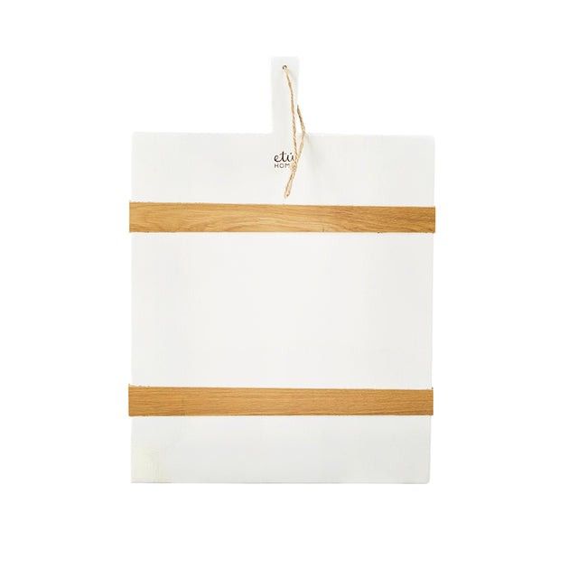 Rectangle Charcuterie Board - White | Cailini Coastal