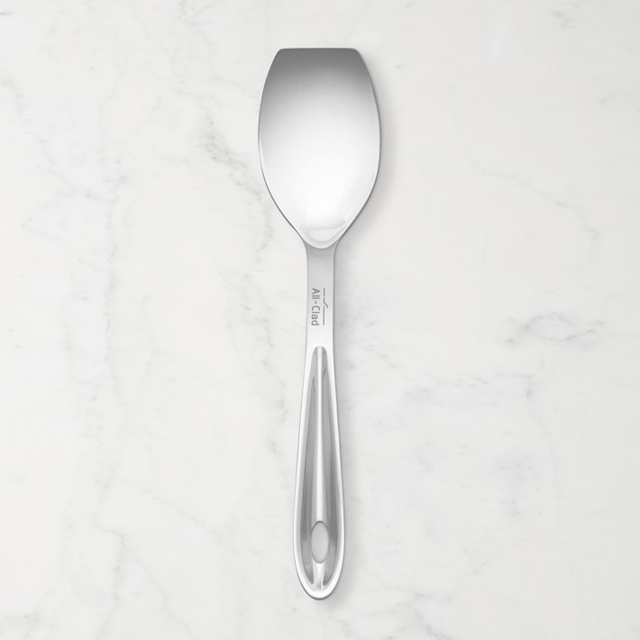 All-Clad Cook Serve Stainless-Steel Solid Spoon | Williams-Sonoma