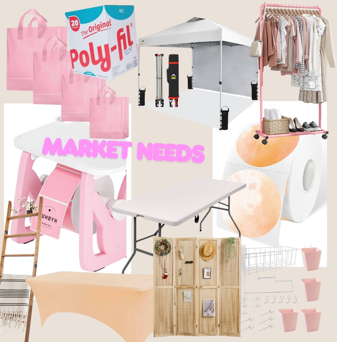 Supplies useful for my market 
Polyfil 20 lb on huge sale!