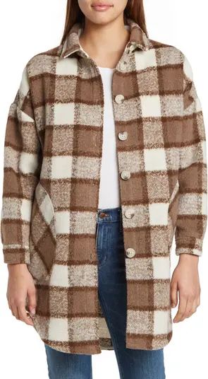 RDI Notch Collar Shirt Tail Hem Shacket | Nordstromrack | Nordstrom Rack