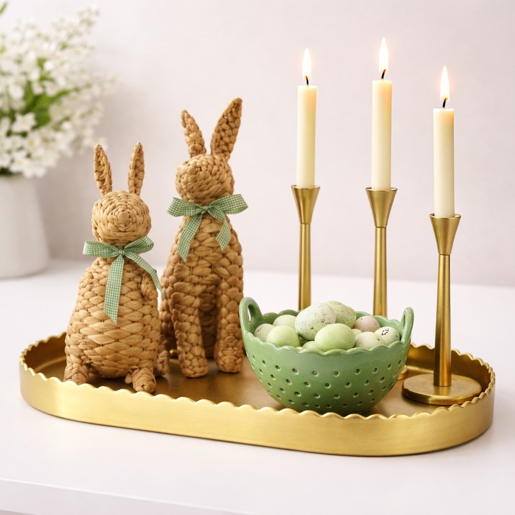 Love how cute and simple this display is. It’s perfect for a kitchen centerpiece. 
#homedecor #decor #springdecor #spring #centerpiece 

#LTKHome #LTKSeasonal