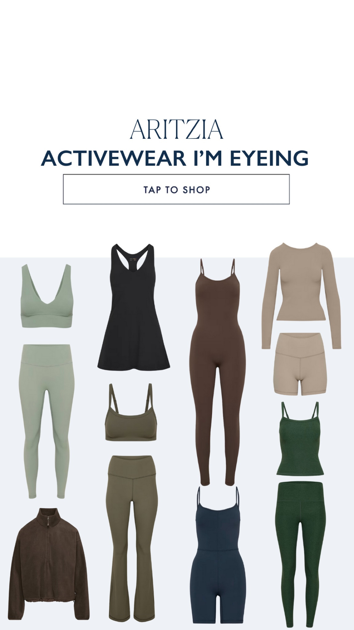 Aritzia activewear I’m eyeing 🤍

#LTKStyleTip #LTKFitness #LTKActive
