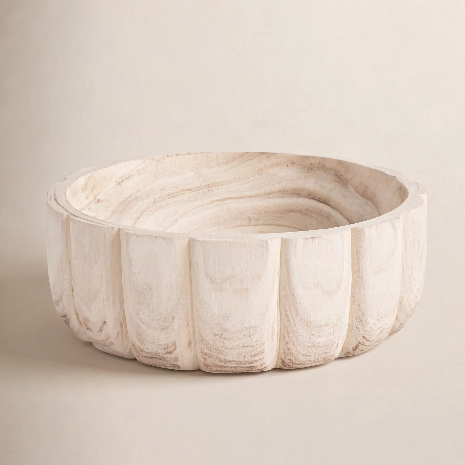 Carved Elemental Bowl, 9" Wood - Perfect for Interiors, Exquisite Centerpiece Bowl - 9" x 9" x 4 | Wayfair North America