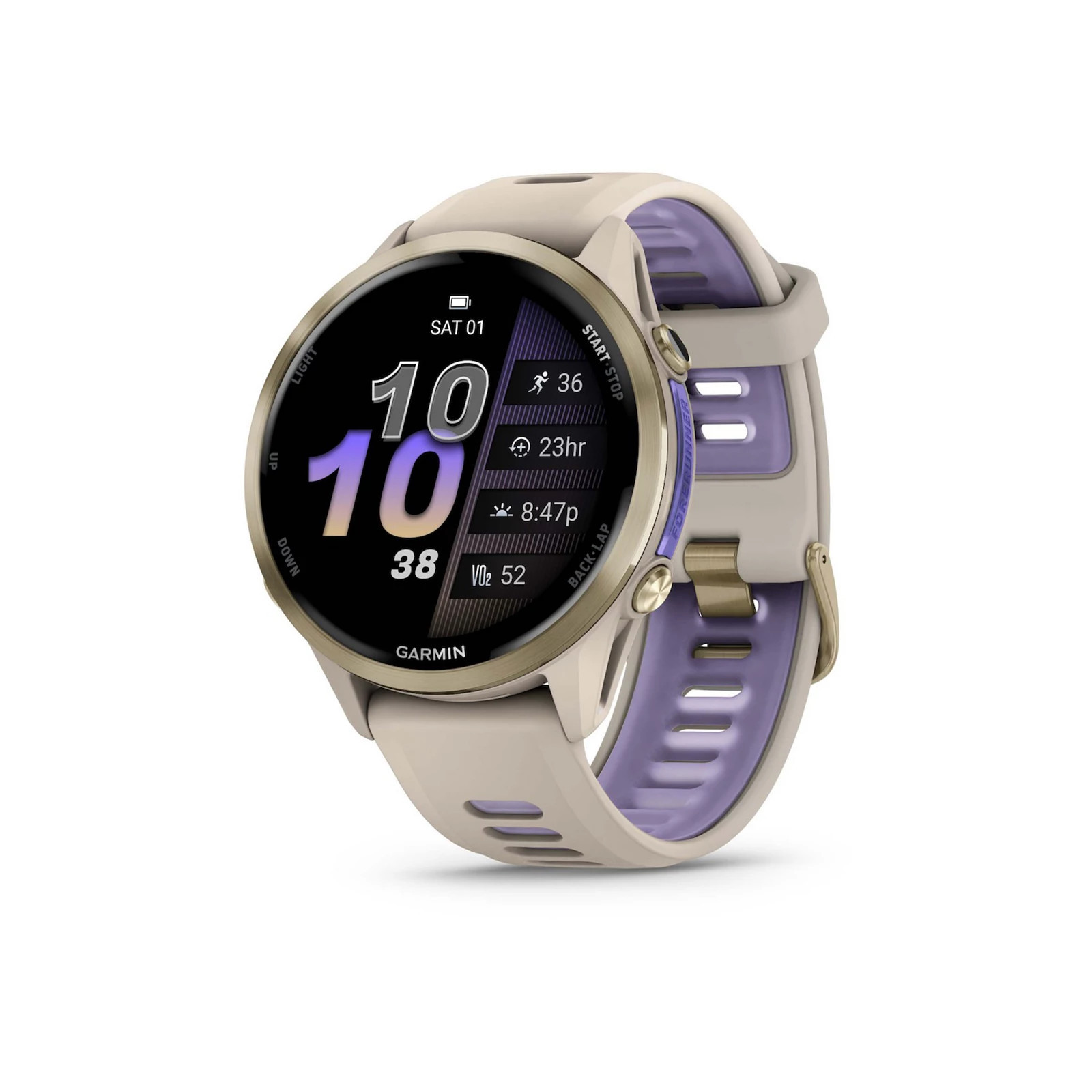 Garmin Forerunner 970 GPS Smartwatch with Titanium Case & Silicone Band, Yellow | Kohl's