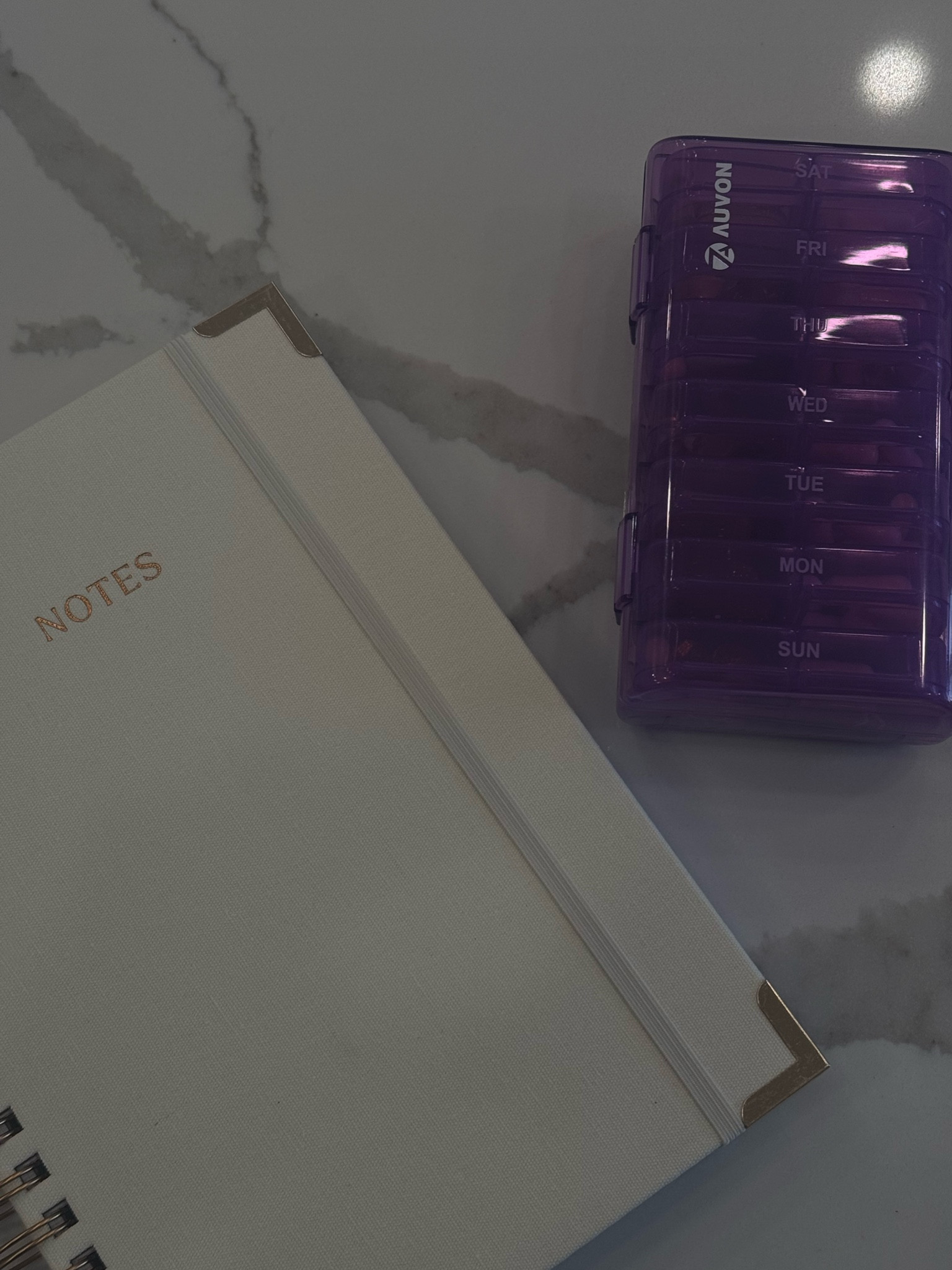 Best Amazon buys lately - notebook/journal and pill organized 

#LTKGiftGuide #LTKHome #LTKFindsUnder50