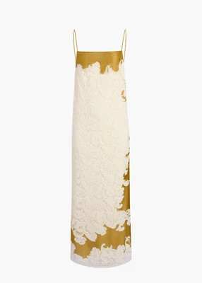 KHAITE - Nevis Dress In Bronze | Khaite