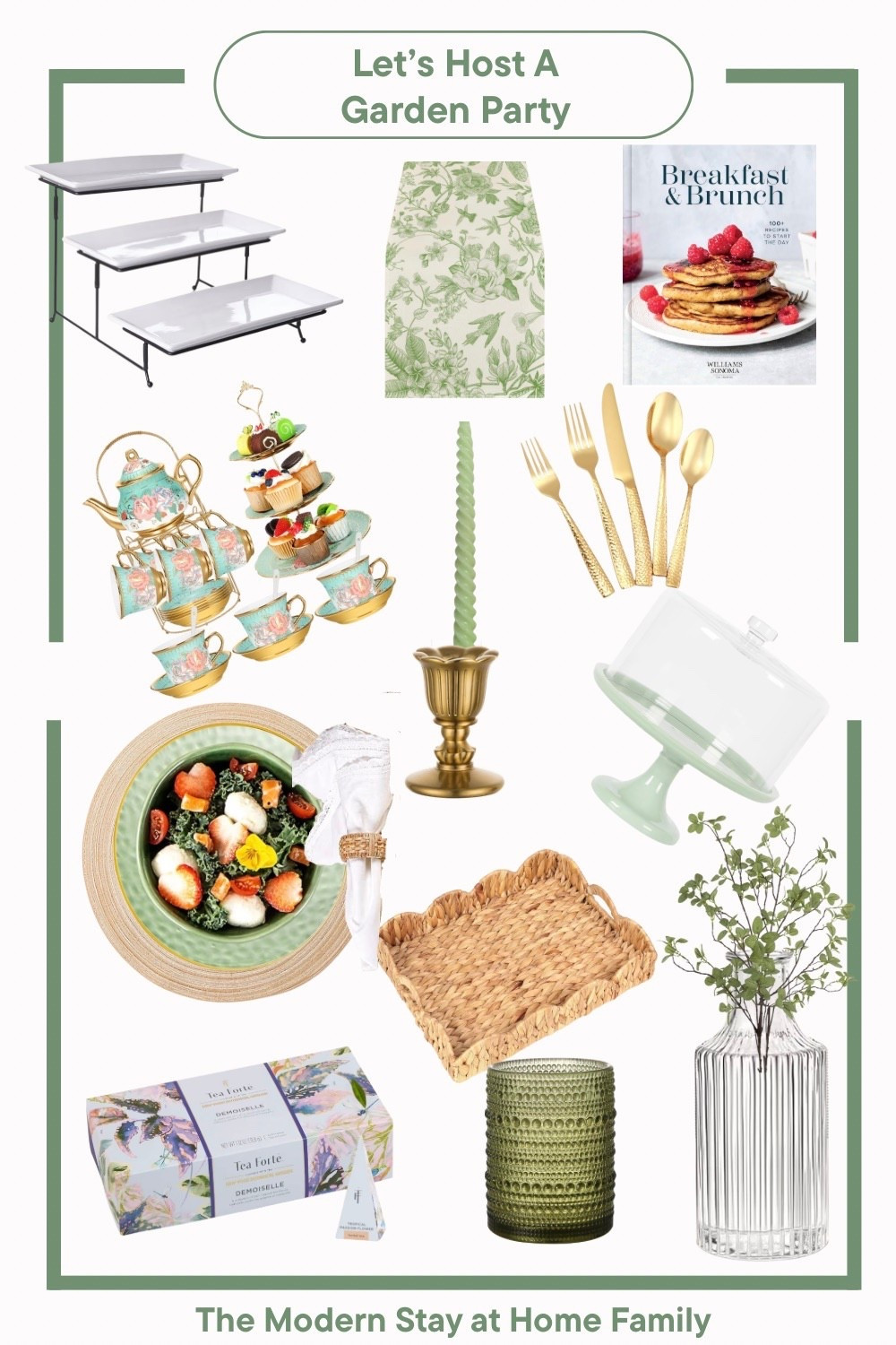Hosting a dreamy garden party just got so easy with these charming finds 🌿 Think soft greens, delicate florals, and timeless pieces that make everything feel elevated yet effortless. From a tiered serving stand perfect for displaying pastries and finger foods, to a vintage-inspired tea set that instantly sets the tone, every detail helps create that cozy outdoor aesthetic. I love mixing gold flatware with textured glassware and adding in a statement candle holder for a warm, inviting glow. A pretty cake stand and woven tray make serving simple, while fresh greenery in a glass vase ties everything together. Whether you’re planning a brunch, tea party, or spring gathering, these pieces bring that perfect garden party vibe right to your backyard.

garden party, garden party ideas, outdoor entertaining, spring hosting, summer hosting, brunch party ideas, tea party aesthetic, floral decor, vintage tea set, tiered serving tray, cake stand, gold flatware, green glassware, woven tray, outdoor table setting, garden brunch, hosting essentials, party decor inspiration, spring tablescape, outdoor party decor, elegant entertaining, backyard party ideas, garden aesthetic, hosting must haves

#LTKSeasonal #LTKHome #LTKfoodie