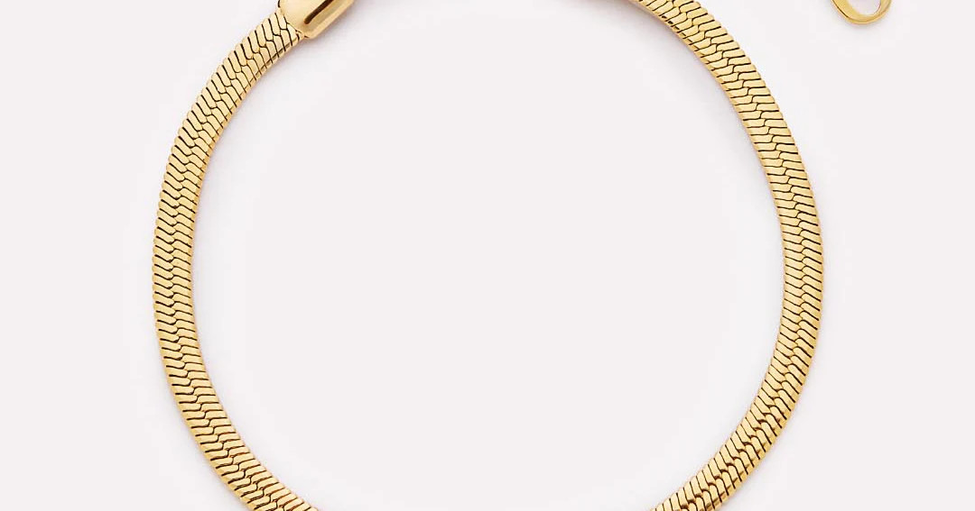 Herringbone Bracelet - Atlas | Ana Luisa