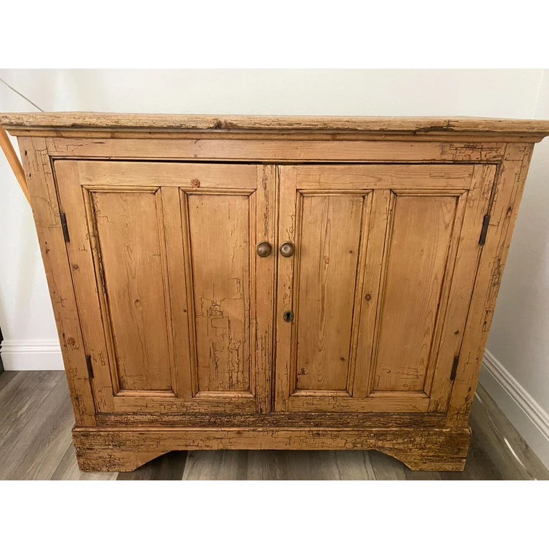 Antique Irish Pine Cupboard ~ One of a Kind! - Etsy | Etsy (US)