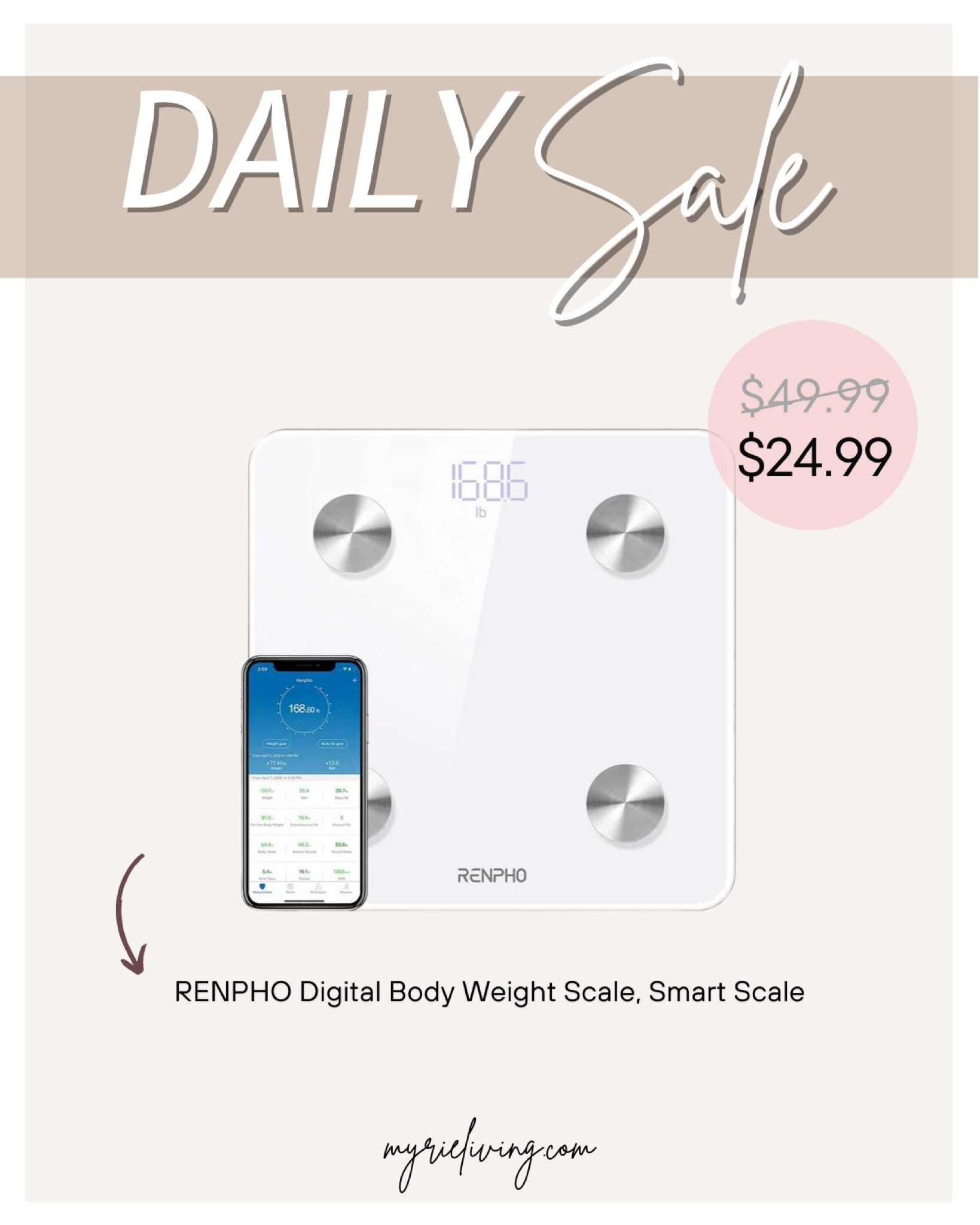 RENPHO Digital Body Weight Scale, … curated on LTK