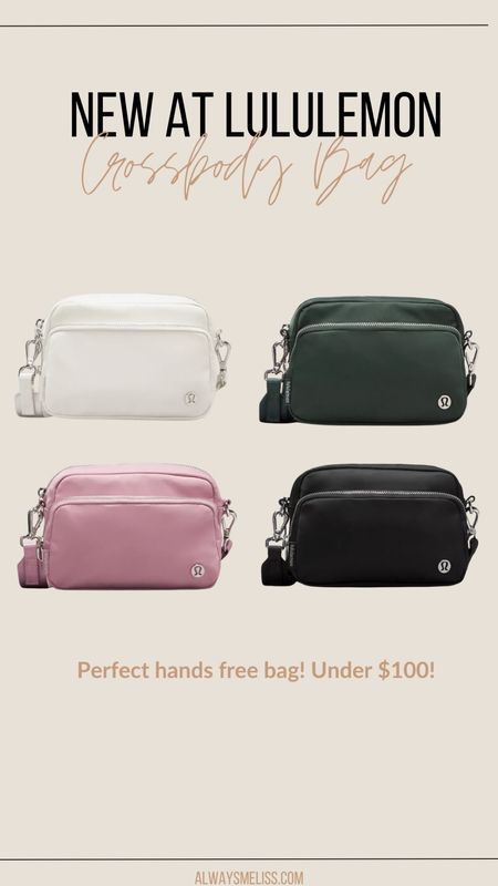 Loving these new bags from Lululemon. All great colors that could be worn with so many outfits! And great for traveling!

Crossbody bag 
Women’s bag 
Travel bag 

#LTKItBag #LTKTravel