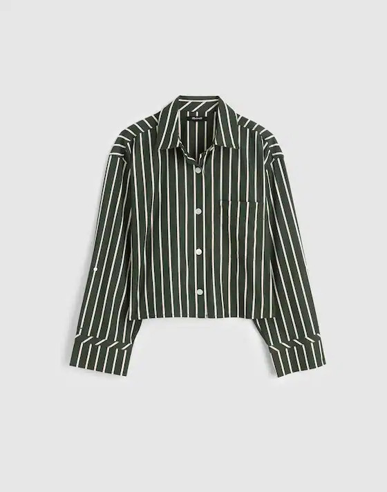 Straight-Hem Shirt in Poplin | Madewell