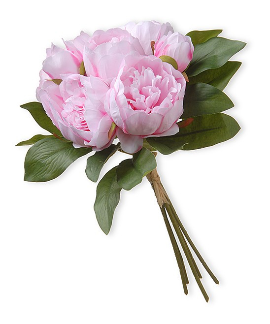 National Tree Company Floral Pink - Warm Pink Peony Bouquet Arrangement | Zulily