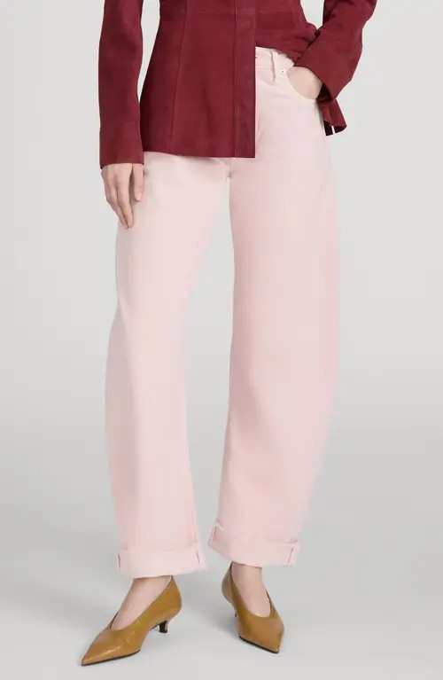 FRAME The Bubble Baggy Jeans in Taffy at Nordstrom, Size 29 | Nordstrom