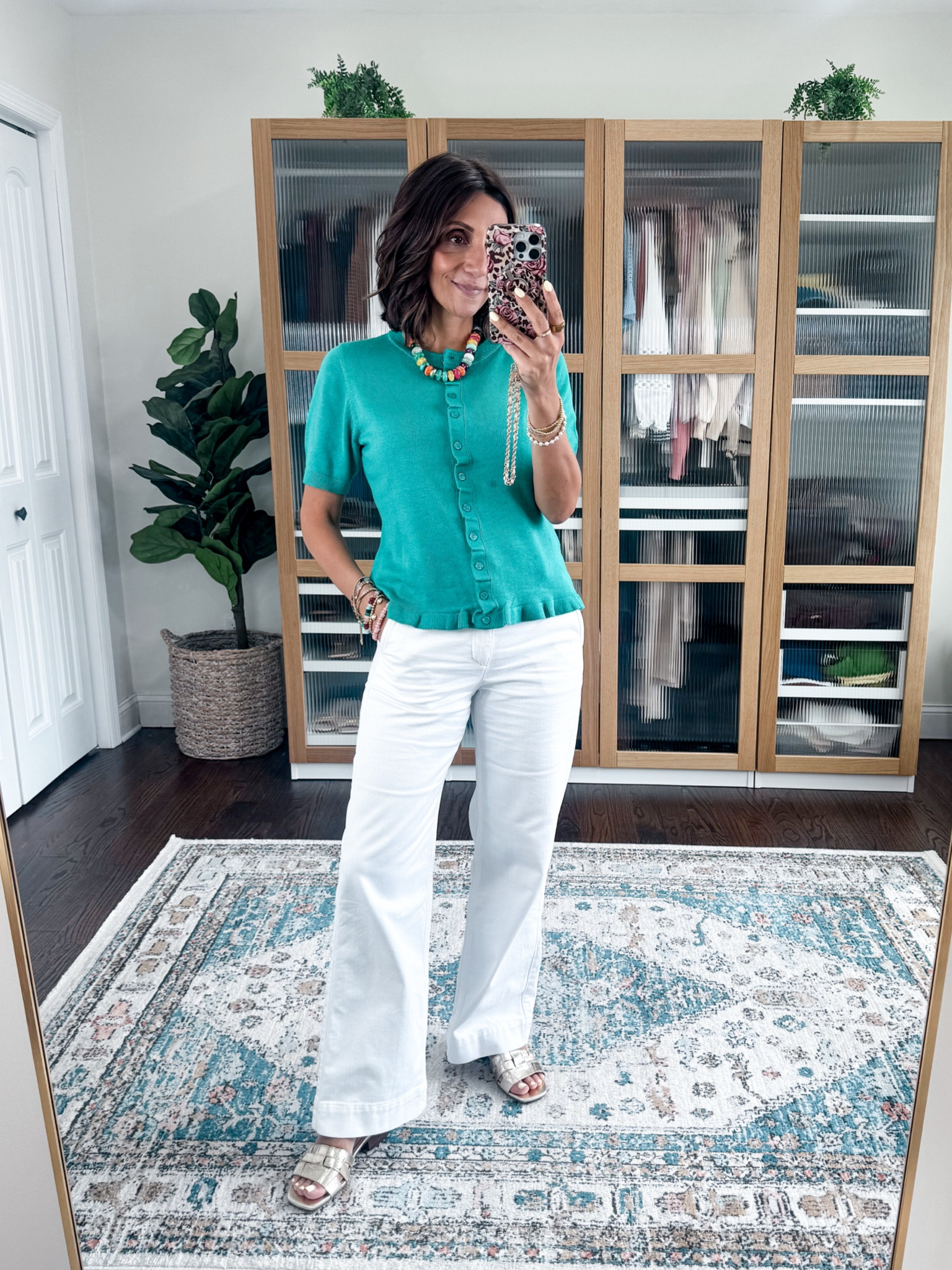 Teacher outfit 
Jcrew factory denim trouser pants 

#LTKPetite #LTKOver40 #LTKSaleAlert