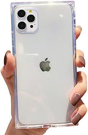 Tzomsze Compatible with iPhone 12 Pro Max Clear Case 2020 Release 6.7 Inch, Square Cases Reinforc... | Amazon (US)