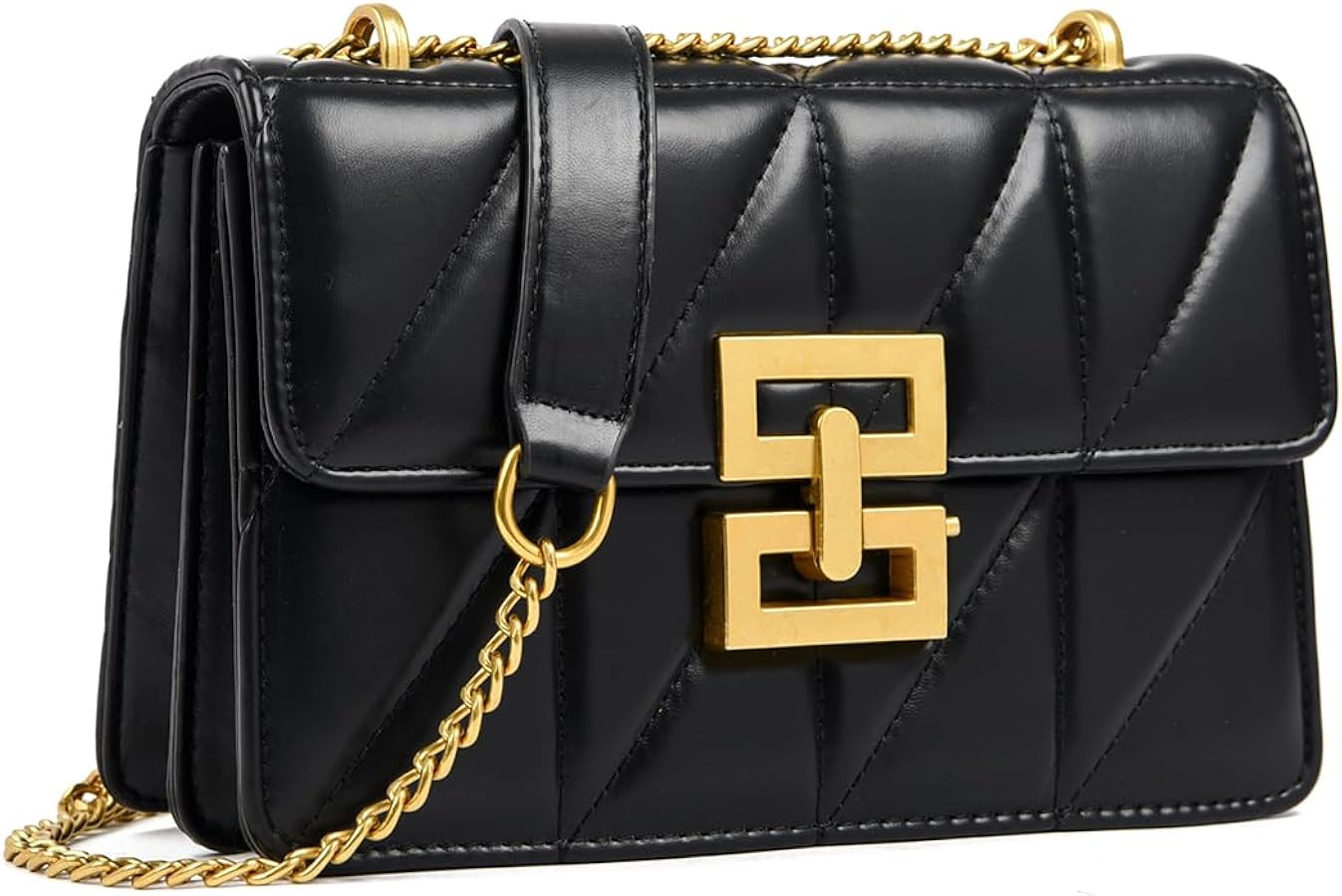 Small Quilted Crossbody Bag, Trendy Designer Mini Shoulder Bag, Phone Wallet Purse for Women | Amazon (US)