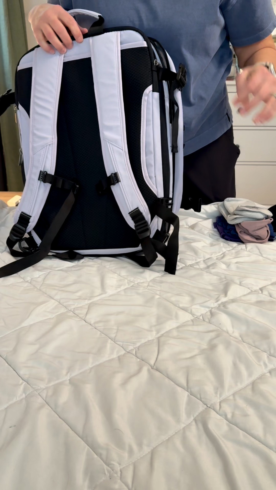 Packing with my favorite under-$50 travel backpack ✈️
40L capacity, expandable zipper, fits a 15” laptop, tons of compartments, and it slides onto your suitcase. Perfect for carry-on travel, weekend trips, or personal item flights. Linked here 🤍

@Target 

travel backpack, carry on backpack, personal item travel bag, laptop backpack, weekend travel bag

#LTKTravel #LTKmomlife #LTKHome