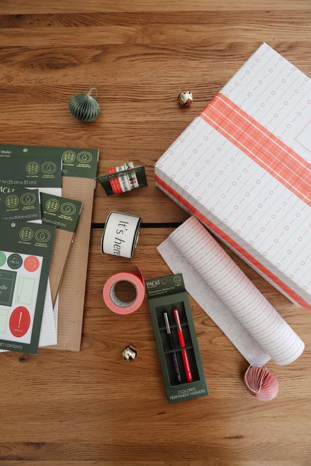 Modern mailing supplies- a gift wrapping must have! Modern Wrapping osier, Pretty boxes, tissue paper, packing envelopes, stationery, packing tape, gift labels @target @targetstyle #targetpartner #target 

#LTKGiftGuide #LTKhome #LTKHoliday