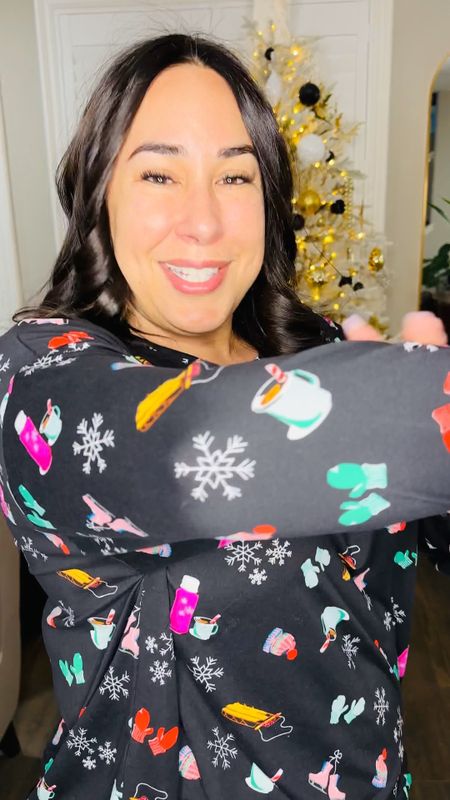 #walmartpartner These great and cozy pajamas are from @Walmart and I’m wearing my regular size XL, they fit, they’re comfortable and no need to size up! #walmartfashion @walmartfashion

#LTKHoliday #LTKmidsize #LTKSeasonal