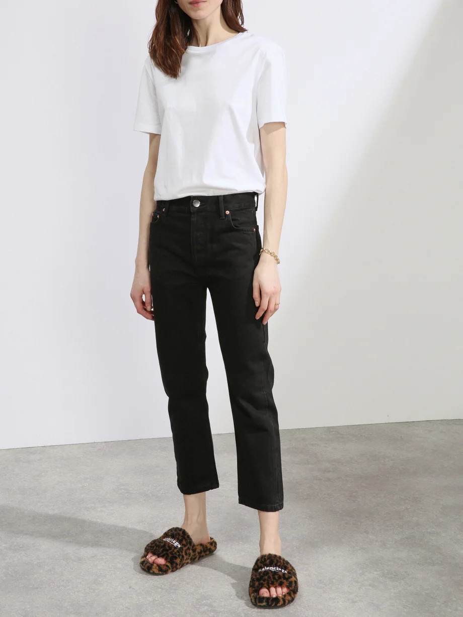 Crop organic-cotton straight leg jeans | Raey | Matches (UK)