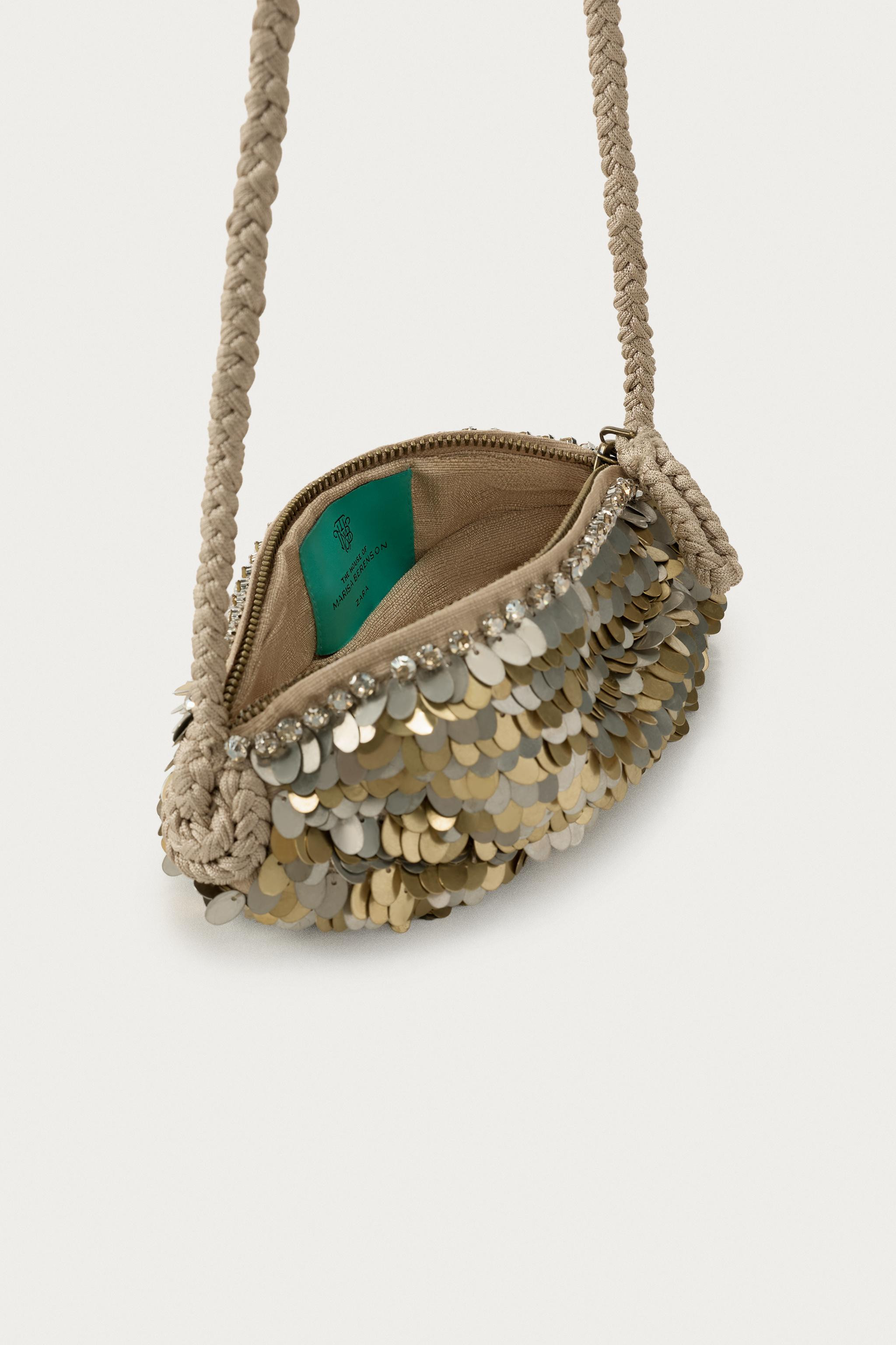 MARISA BERENSON X ZARA APPLIQUÉ BAG | Zara US