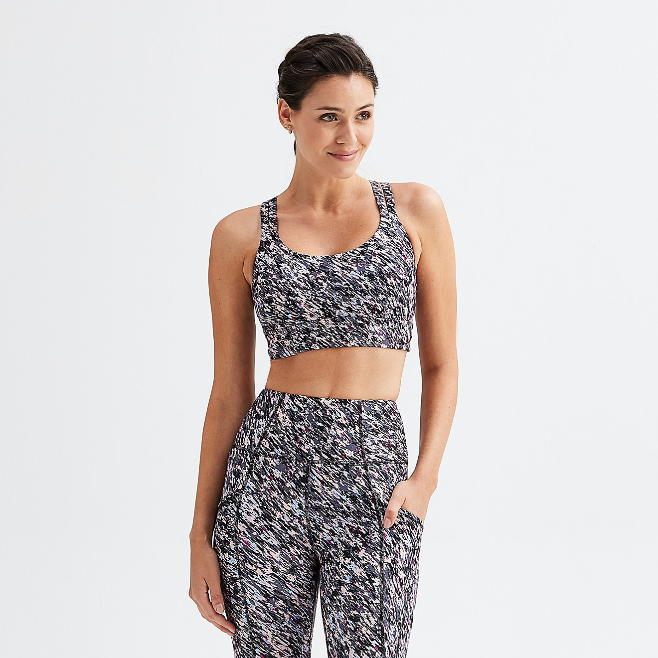 Freely Women's James Strappy Back Sports Bra | Academy | Academy Sports + Outdoors