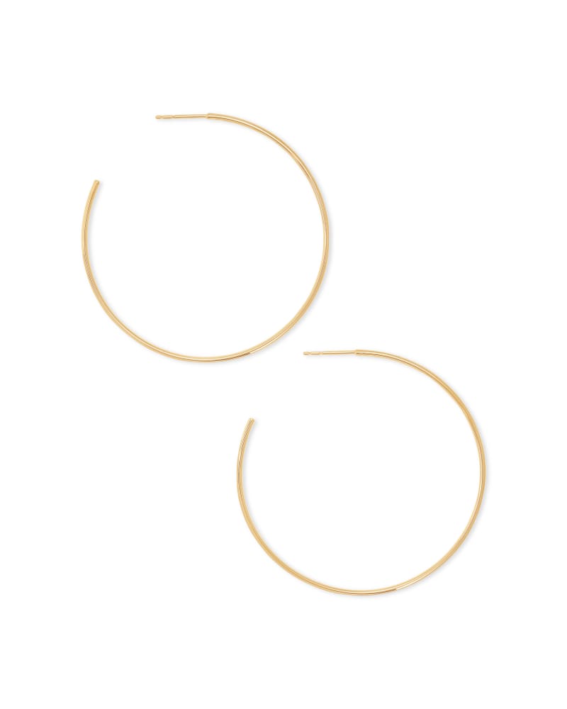 Keeley Hoop Earrings in 18k Gold Vermeil | Kendra Scott