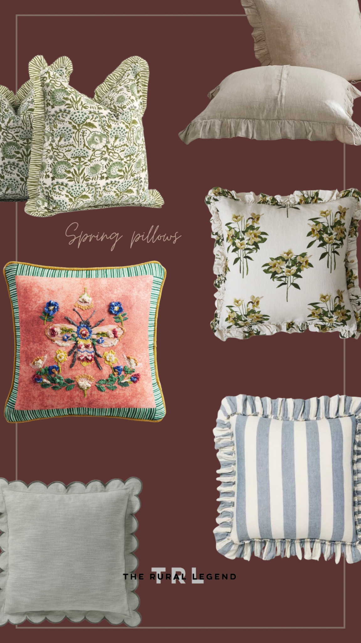 Spring accent throw pillows and covers

#LTKSeasonal #LTKFindsUnder50 #LTKHome