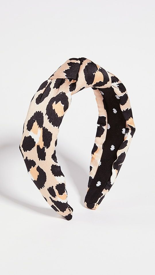 Lele Sadoughi Silk Leopard Knotted Headband | SHOPBOP | Shopbop